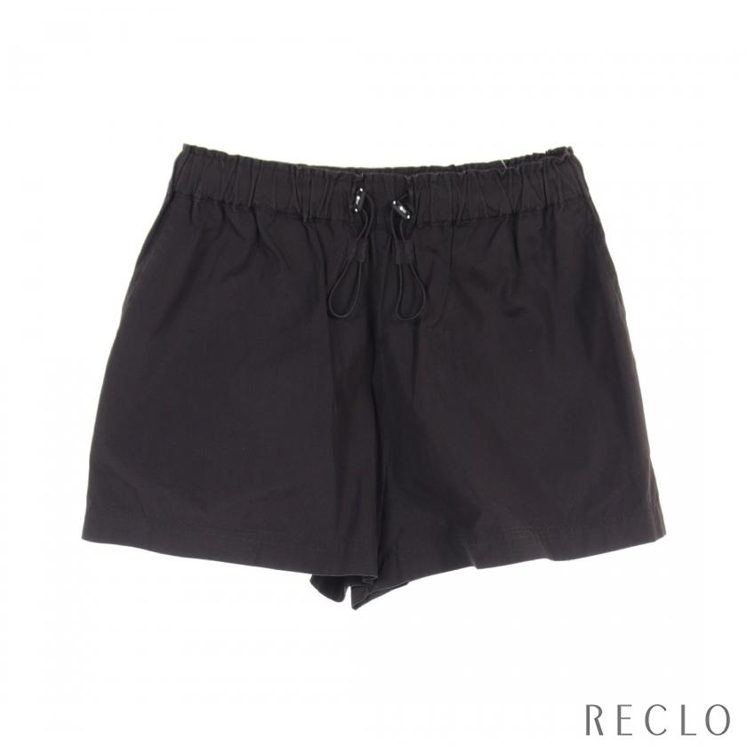 HERMES エルメス ショート パンツ コットン ブラック レディース 中古  