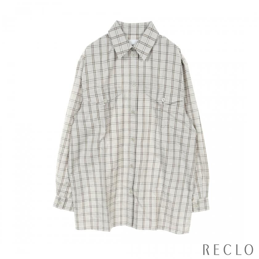 バーバリーシルクシャツバーバリーチェック