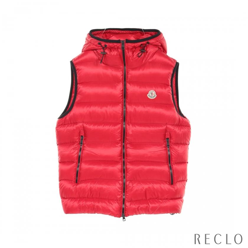 MONCLER（モンクレール） MONCLER RAY ダウンベスト ナイロン レッド