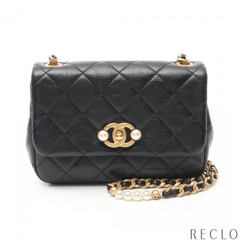 CHANEL シャネル マトラッセ チェーンショルダーバッグ ラムスキン  