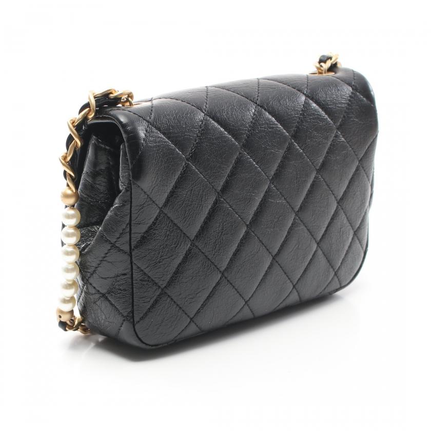 CHANEL シャネル マトラッセ チェーンショルダーバッグ ラムスキン 
