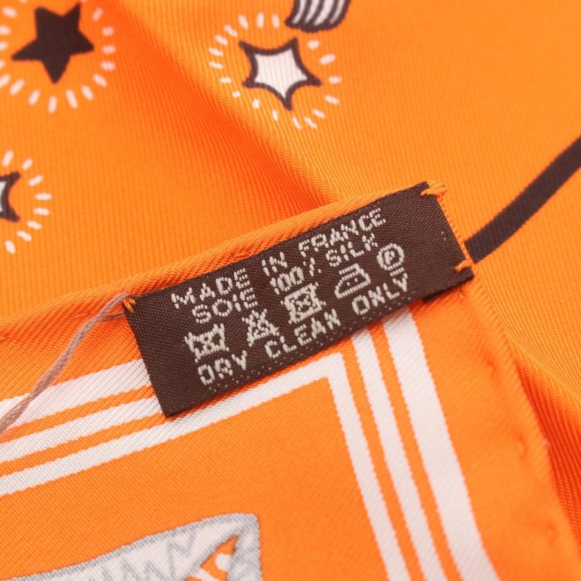 エルメス HERMES カレ55 Les Canyon sEtoiles スカーフ シルク