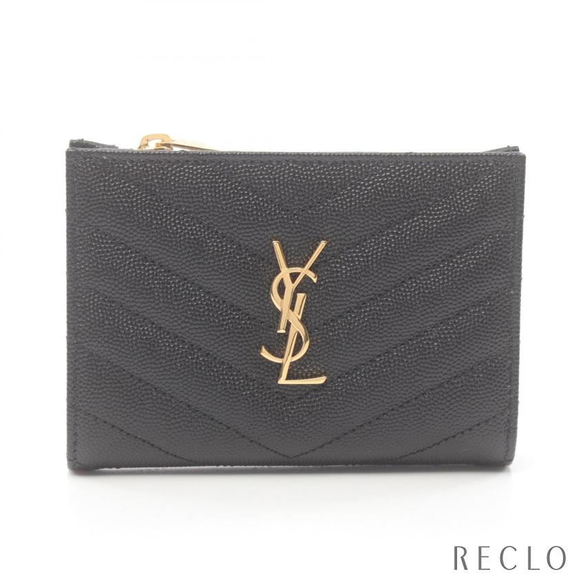 サンローラン Saint Laurent 2パーツ ジップウォレット モノグラム 二 