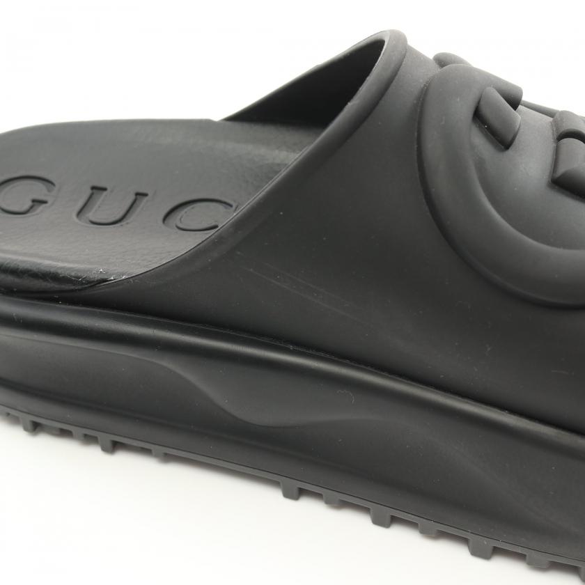 GUCCI グッチ インターロッキングG スライドサンダル ラバー GUCCI グッチ インターロッキングG スライドサンダル ラバー