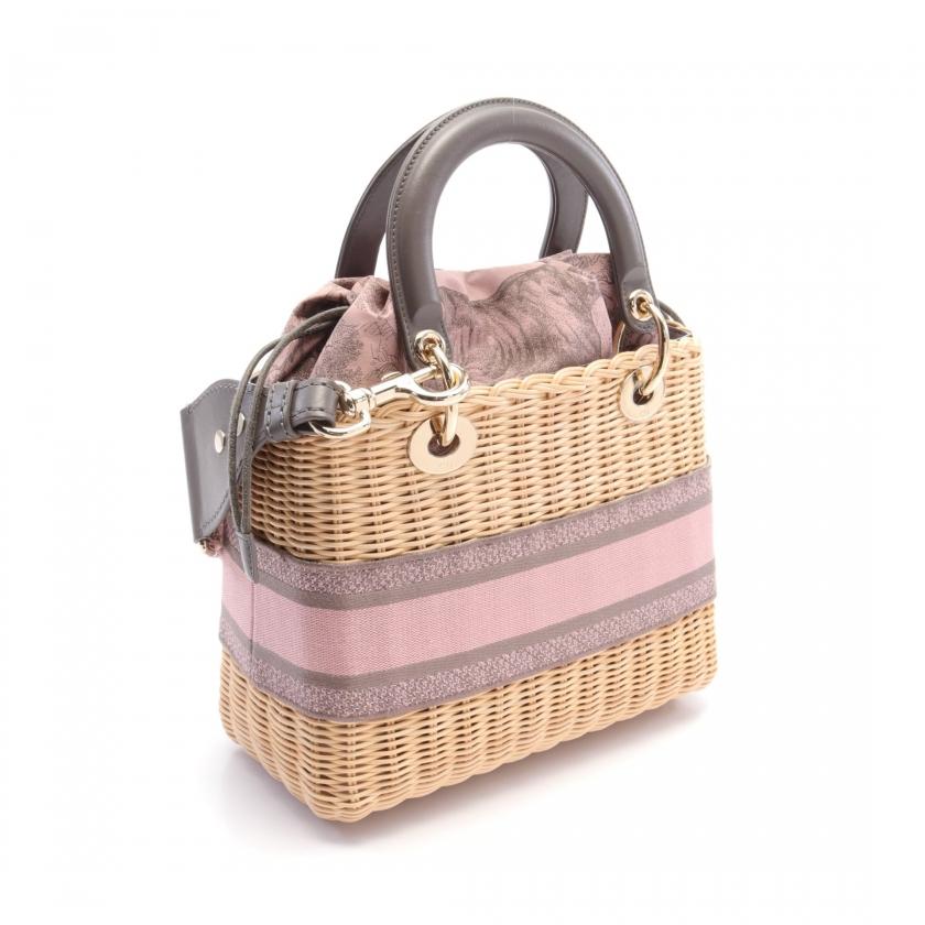 Christian Dior クリスチャンディオール レディディオール かご Christian Dior クリスチャンディオール レディディオール かご