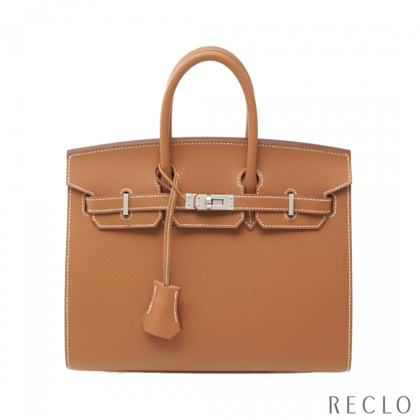 HERMES エルメス バーキン25 ゴールド ハンドバッグ ヴォーエプソン 