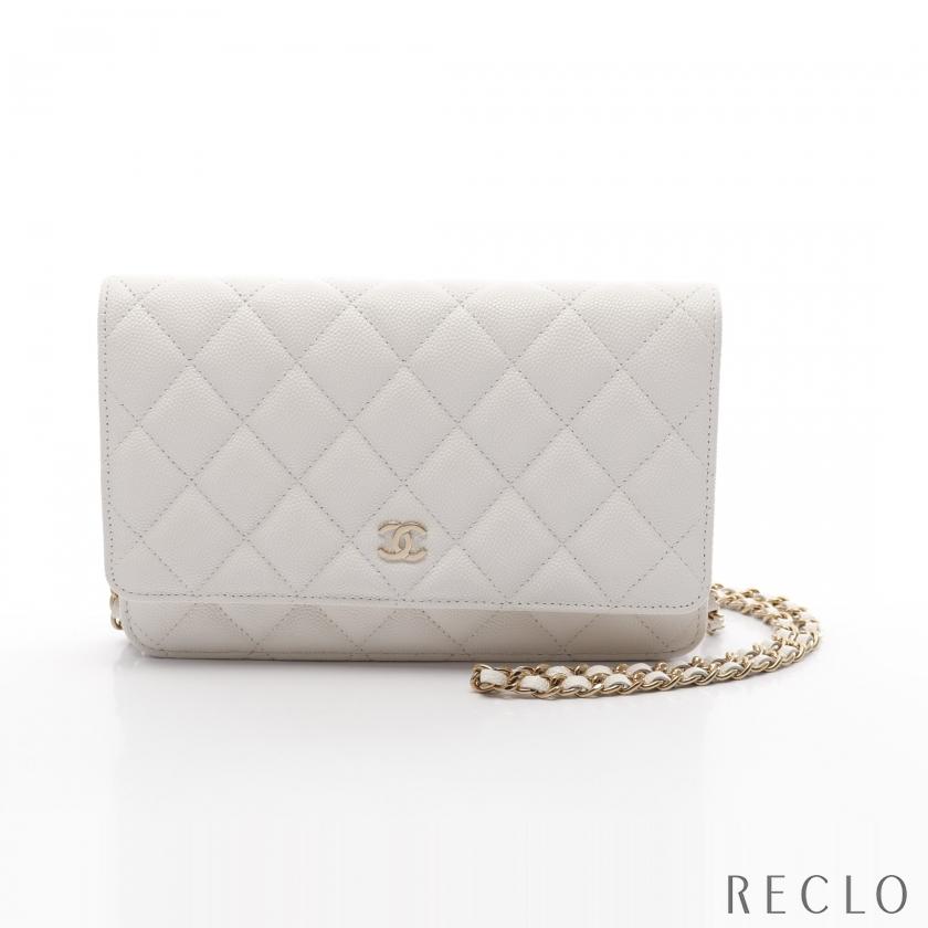 CHANEL シャネル マトラッセ チェーンウォレット キャビアスキン CHANEL シャネル マトラッセ チェーンウォレット キャビアスキン