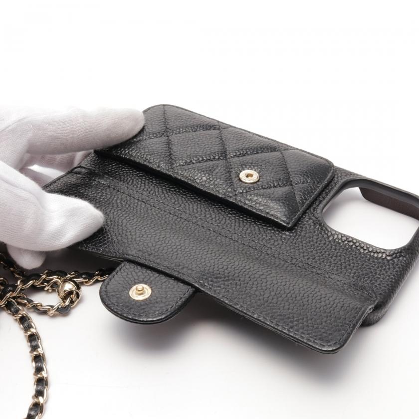 シャネル CHANEL マトラッセ iPhone14Pro Max アイフォンケース