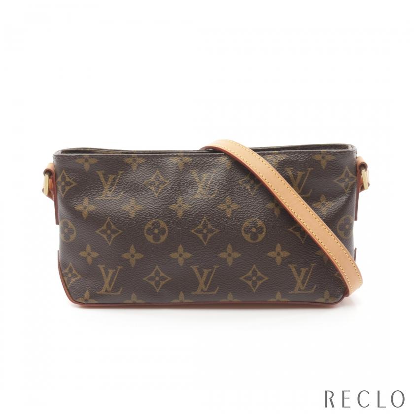 ルイヴィトン LOUIS VUITTON トロター モノグラム ショルダーバッグ 