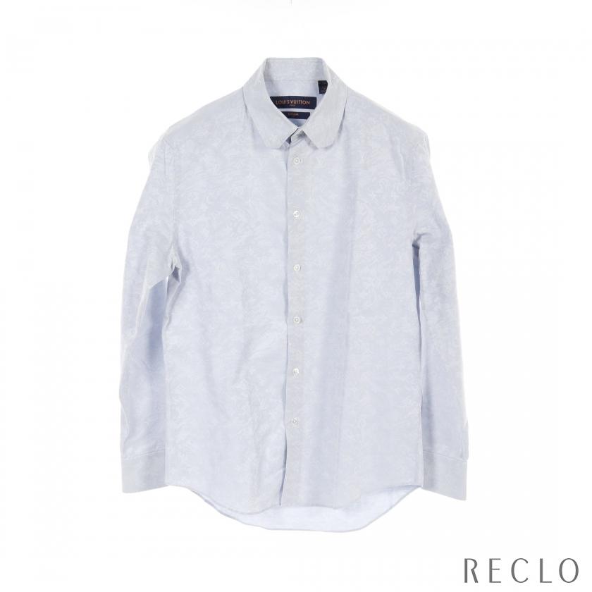 ルイヴィトン サイズ:XS  RM201Q THJ HIS41W モノグラム総柄長袖シャツ 中古 BS99 ルイヴィトン LOUIS VUITTON モノグラムフラワー レギュラーフィット