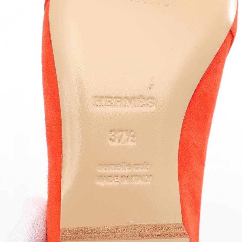 HERMES ポインテッドトゥ フラットシューズ HERMES ポインテッドトゥ フラットシューズ