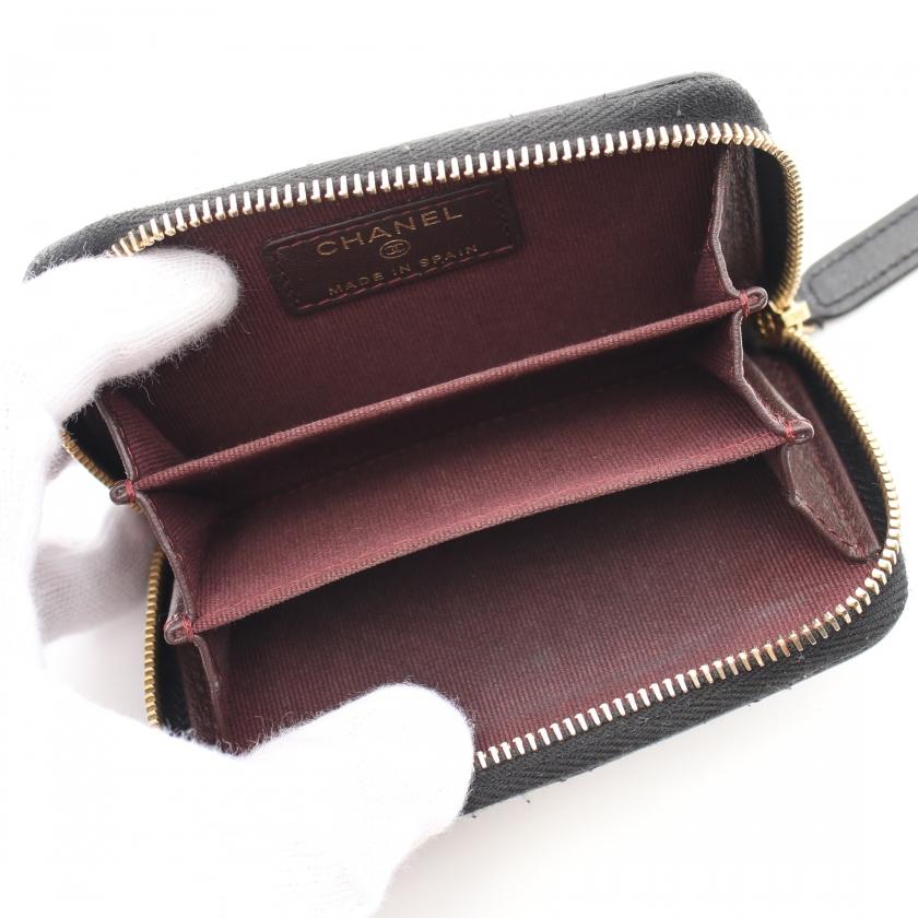 CHANEL シャネル クラシック ジップ コインパース マトラッセ CHANEL シャネル クラシック ジップ コインパース マトラッセ