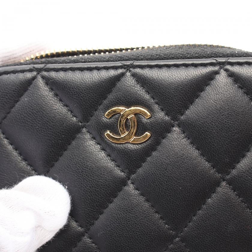 CHANEL シャネル クラシック ジップ コインパース マトラッセ CHANEL シャネル クラシック ジップ コインパース マトラッセ