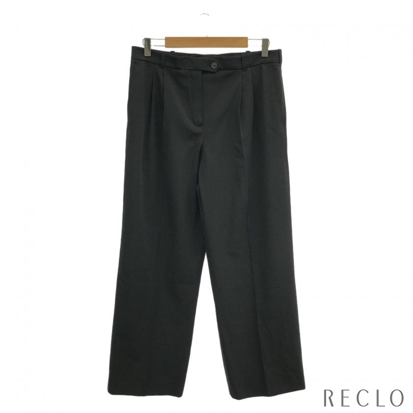 ◇美品 HERMES メンズ ブラック ウールパンツ スラックス エルメス HERMES スラックスパンツ パンツ ウール ブラック メンズ