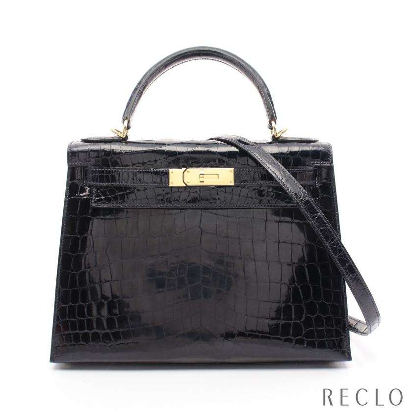 HERMES（エルメス） ケリー28 ブルーマリン ハンドバッグ 二