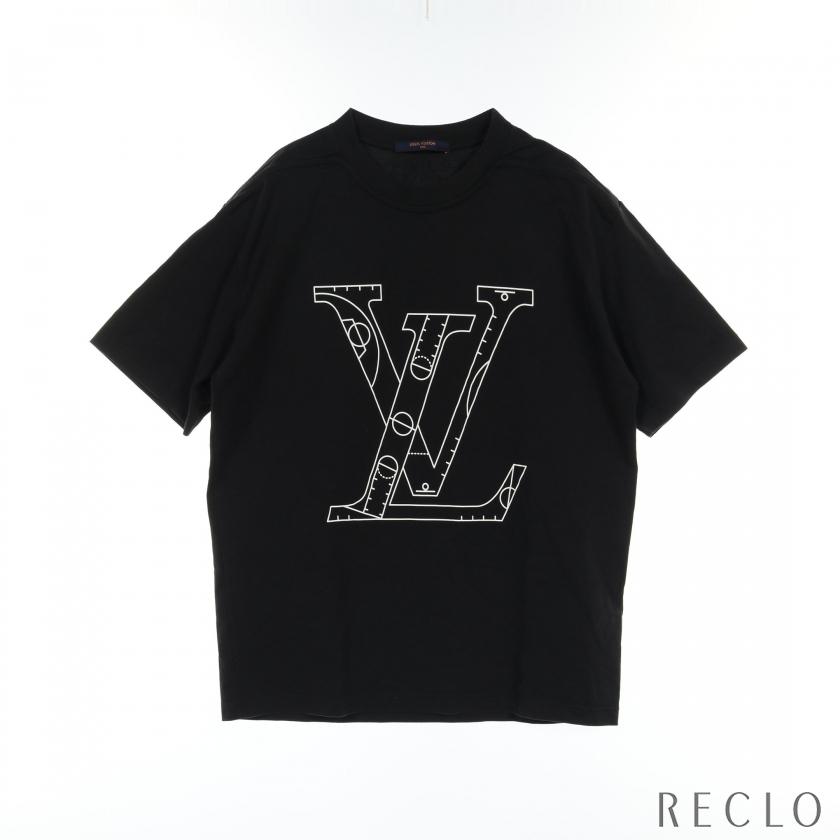 ルイヴィトン LOUIS VUITTON × NBA ロゴプリント Tシャツ クルーネック 