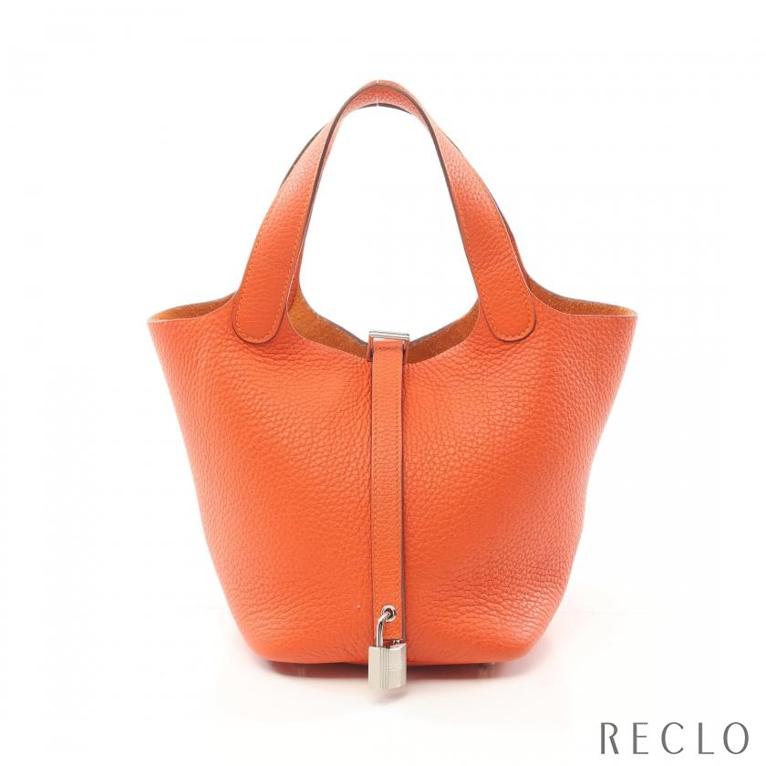 HERMES（エルメス） ピコタンロックPM オレンジポピー ハンドバッグ
