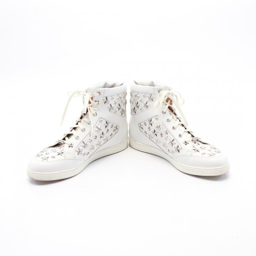 JIMMY CHOO ジミーチュウ スタースタッズ ハイカットスニーカー