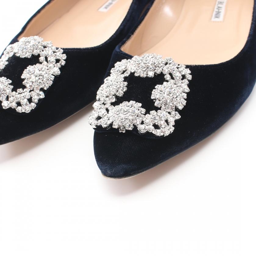 MANOLO BLAHNIK マノロ ブラニク ハンギシ ビジュー パンプス MANOLO BLAHNIK マノロ ブラニク ハンギシ ビジュー パンプス