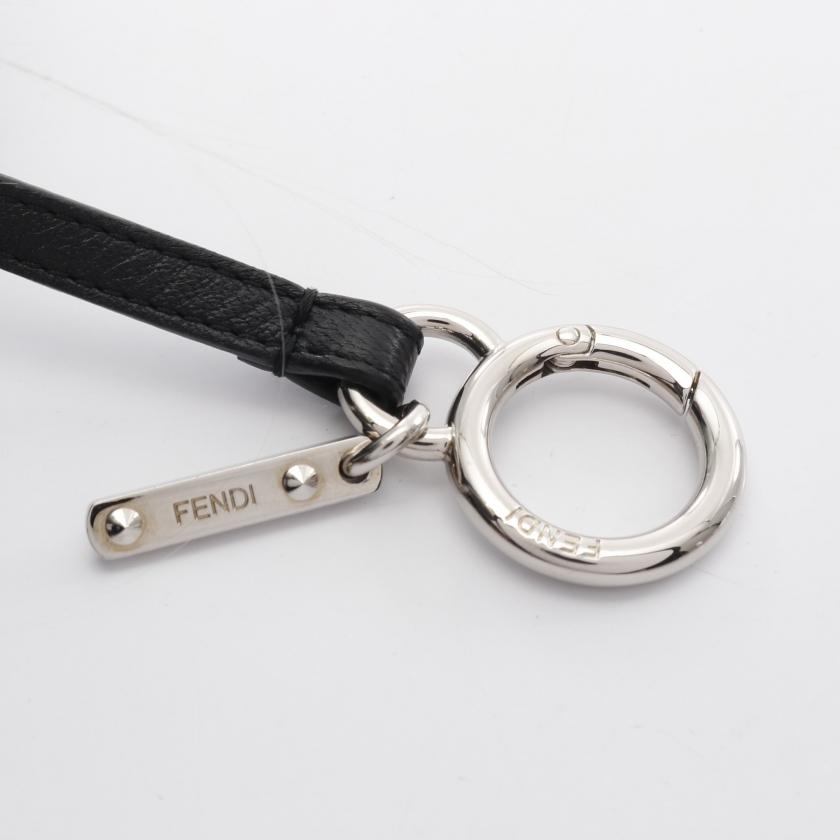 超美品 フェンディ モンスター バッグバグズ バッグチャーム ファー 黒色 FENDI フェンディ モンスター バッグバグズ バッグチャーム