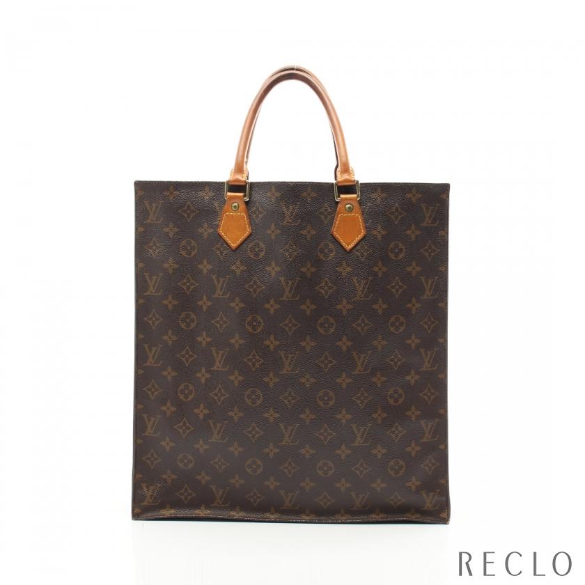 ルイ ヴィトン モノグラム サックプラ  ハンドバッグ トートバッグ M51140 ブラウン PVC レザー レディース LOUIS VUITTON 【中古】 LOUIS VUITTON（ルイ・ヴィトン） サックプラ モノグラム ハンドバッグ