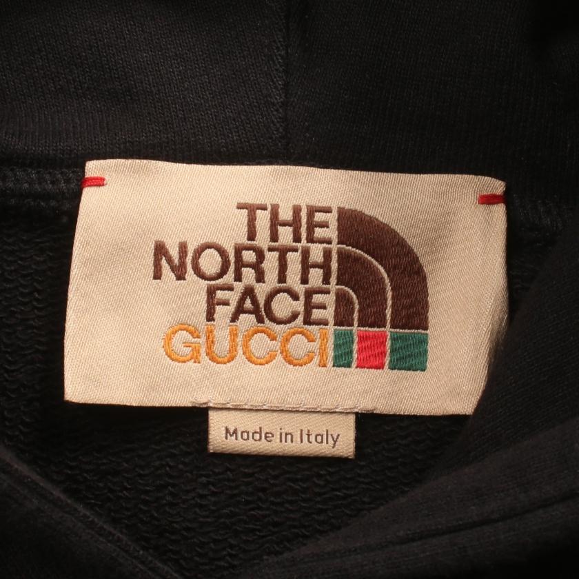 グッチ GUCCI × THE NORTH FACE ロゴプリント プルオーバー