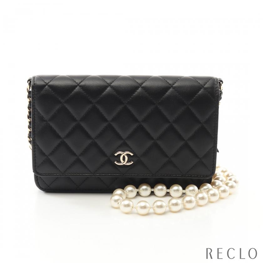 CHANEL（シャネル） マトラッセ チェーンウォレット ラムスキン