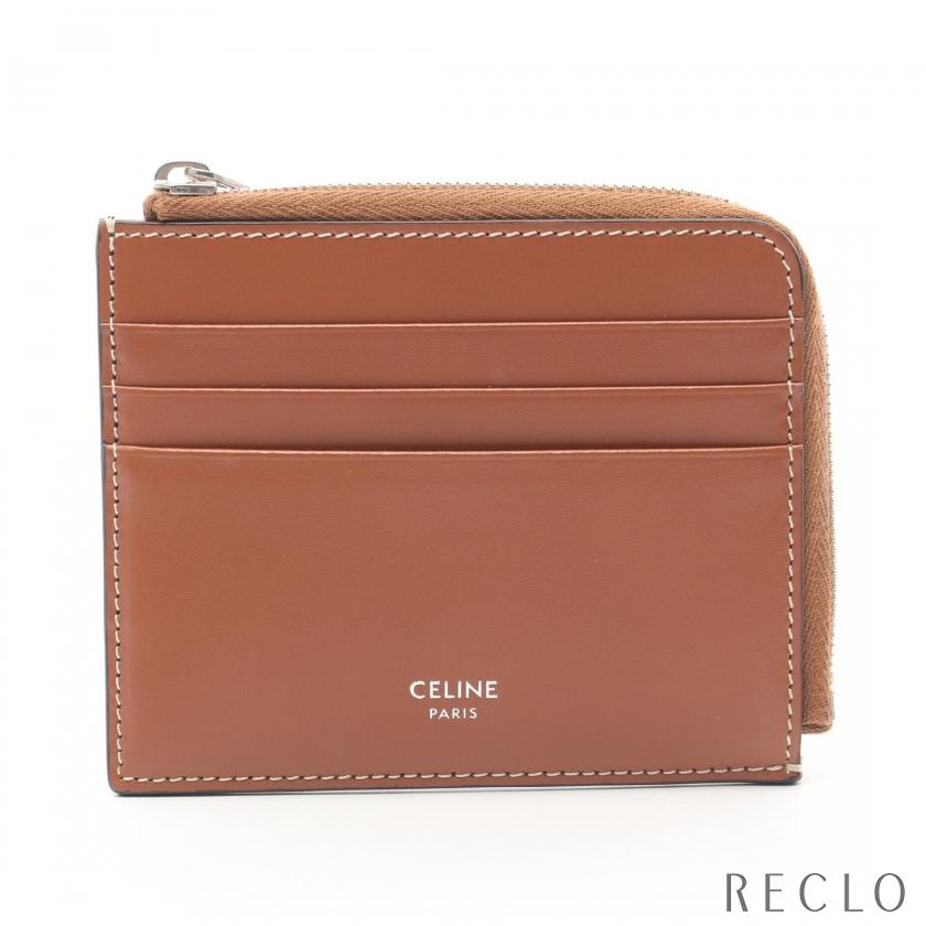 CELINE セリーヌ トリオンフ ジップドカードホルダー コインケース PVC 