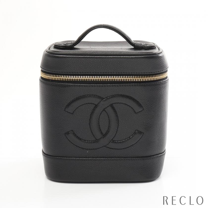CHANEL ハンドバッグ CC ココマーク ロゴ A01998 キャビアスキン CHANEL（シャネル） ココマーク ハンドバッグ バニティバッグ キャビア