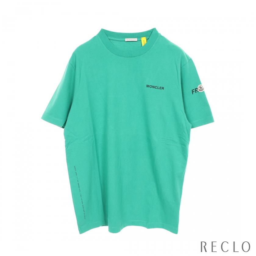 モンクレール MONCLER MONCLER × FRGMT カットソー 衣料品 トップス コットン メンズ グリーン系 8C00002M3265845S 【新品】 モンクレール MONCLER × FRGMT Tシャツ コットン グリーン