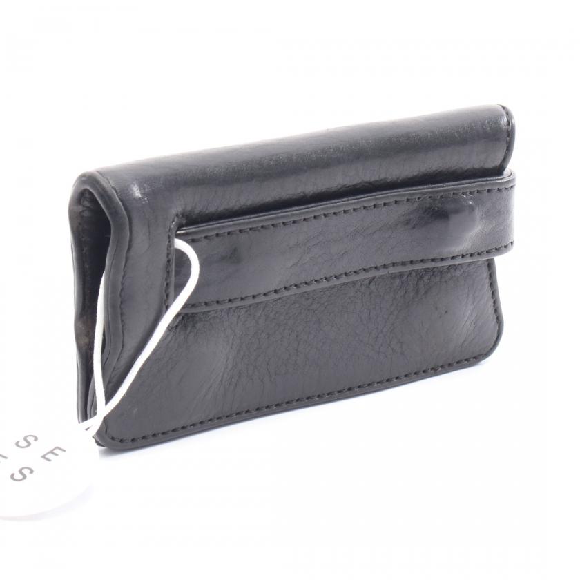 【中古】クロムハーツ レザーキーケース ブラック クロムハーツ Chrome Hearts キーケース レザー ブラック メンズ