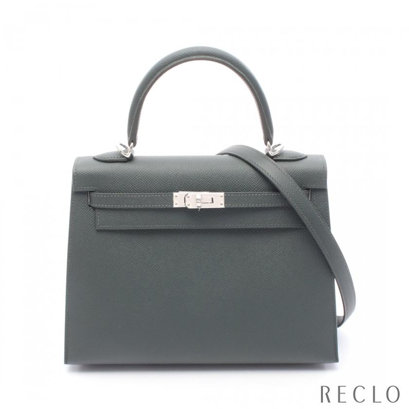 HERMES（エルメス） ケリー25 ヴェールマングローブ ハンドバッグ