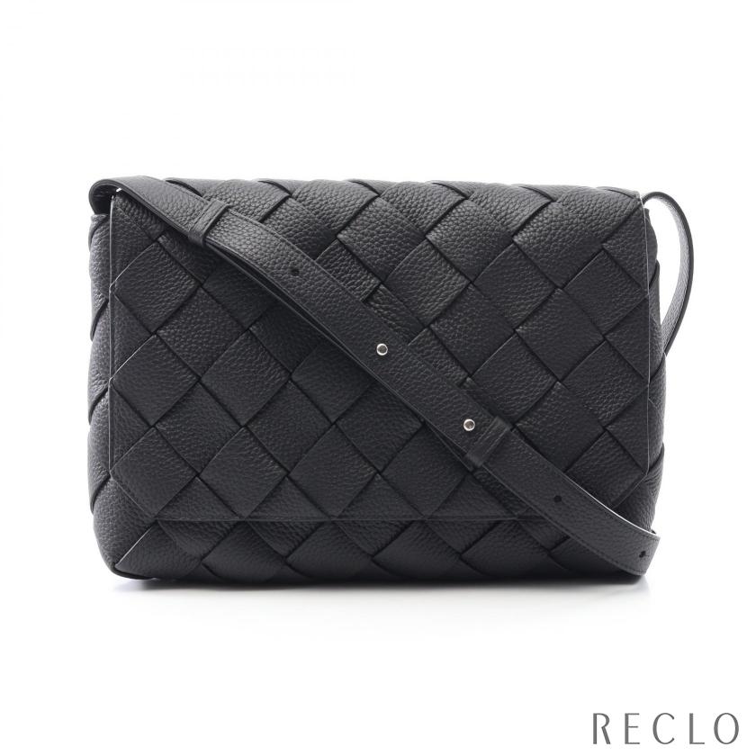 Bottega Veneta ラージディアゴ ショルダーバッグ Bottega Veneta Men's Diago Large Intreccio Leather Crossbody Bag