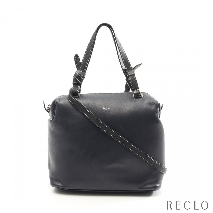 レアCELINE キューブボックス ショルダーバッグ トリオンフ PVC レザー