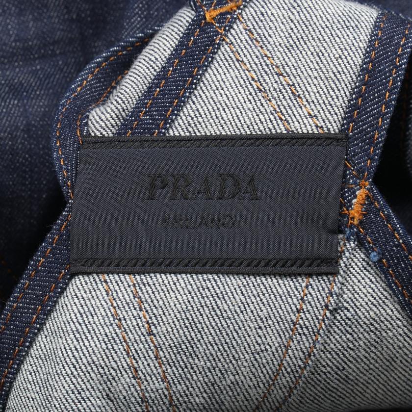 PRADA プラダ セルビッジデニム オーバーオール オールインワン