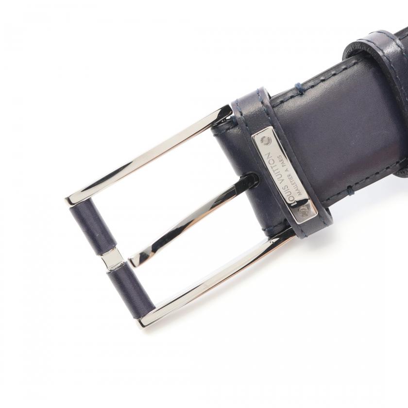 LOUIS VUITTON ダークブルー ブラック ベルト LOUIS VUITTON ダークブルー ブラック ベルト louis-vuitton-lv