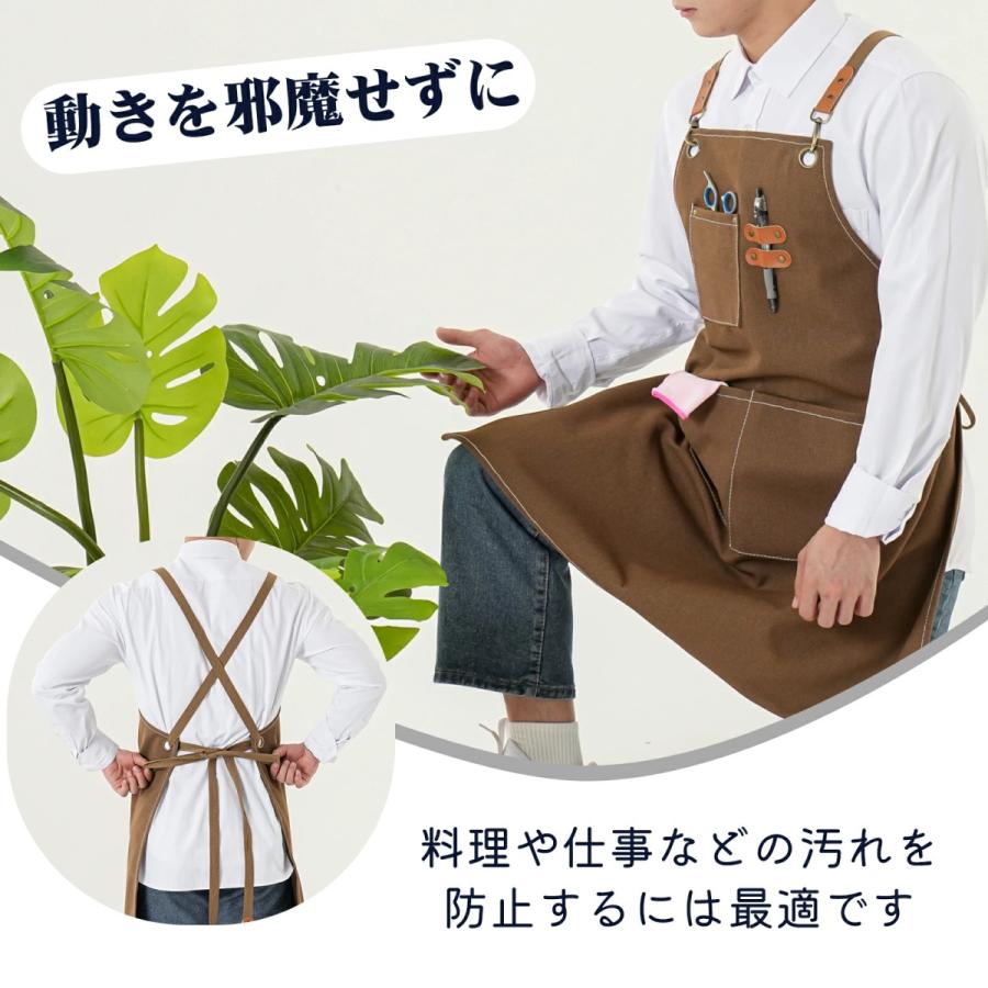 エプロン デニムエプロン メンズ レディース おしゃれ ループタイプ
