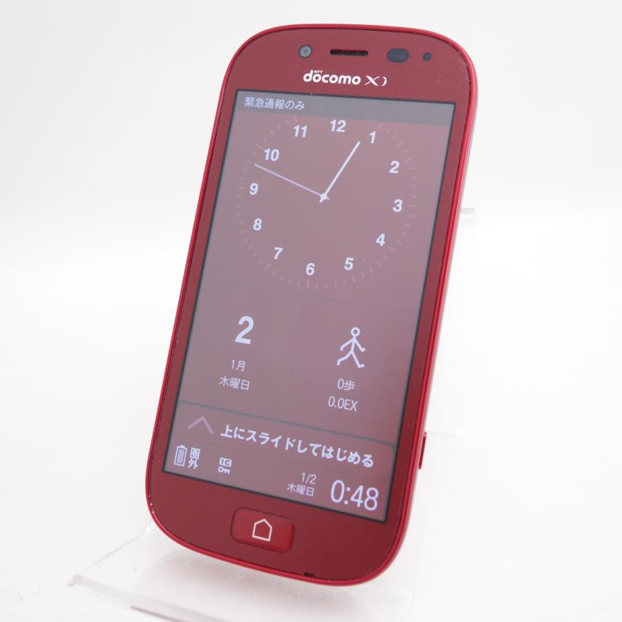 Docomosimロック らくらくスマートフォン3 F 06f レッド Df F06frd 2793 Reco 通販 Yahoo ショッピング