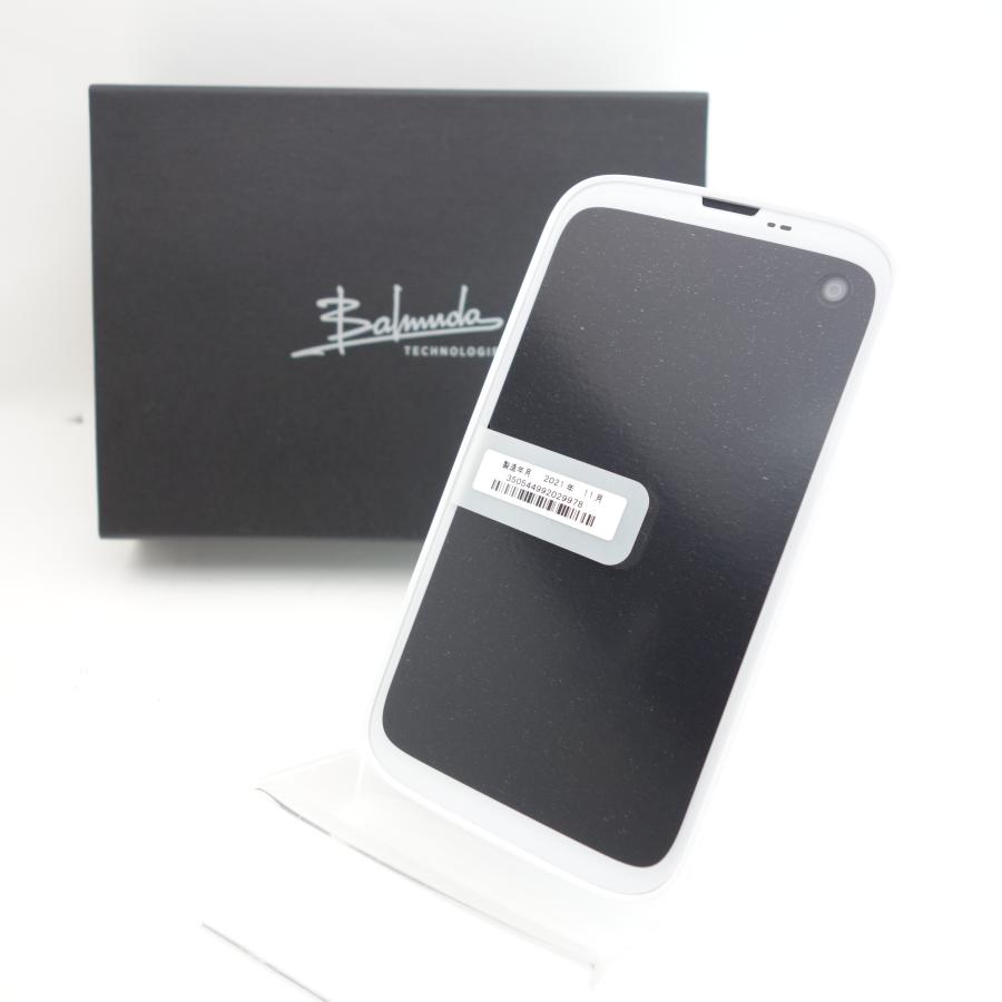 BALMUDA - 新品同様 SIMフリー BALMUDA Phone 128GB ホワイト M999 バルミューダ BALMUDA Phone SIMフリー [ホワイト] 価格比較