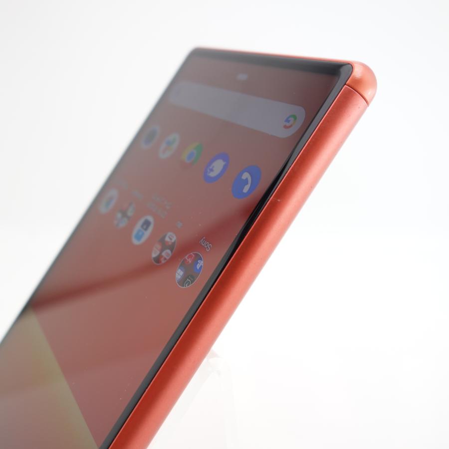 Xperia 【SIMフリー】Xperia 8 SOV42 オレンジ au版SIMロック解除品