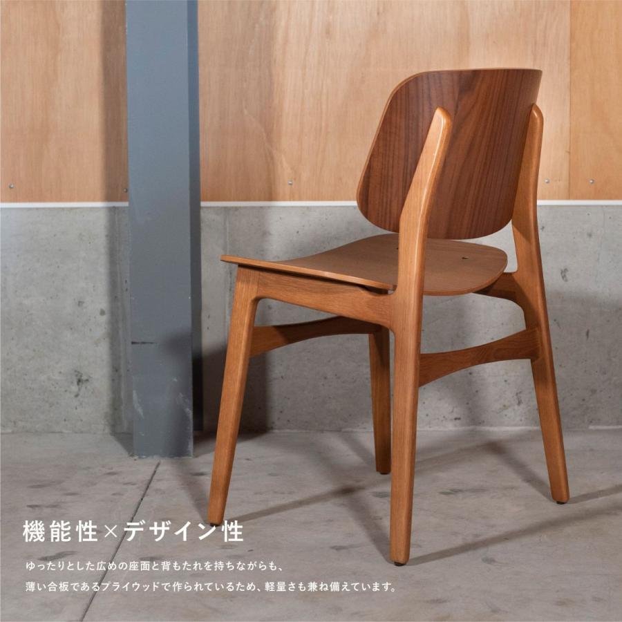 1脚】ダイニングチェア プライウッドチェア ウッドレッグ リ