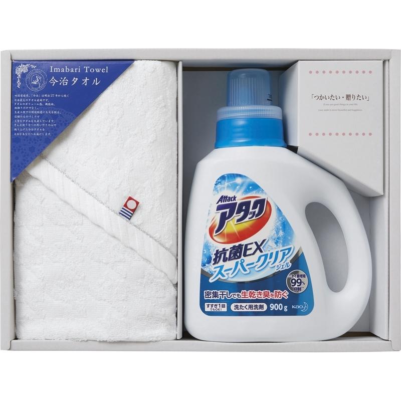 つかいたい贈りたい 今治製タオル アタックジェルセット Lan 1506b 洗剤ギフト 寒中御