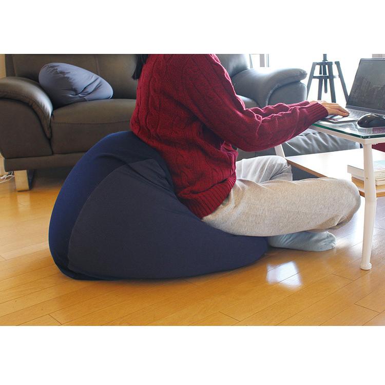 MOGU（モグ） 三角フィット座ブトン 本体+カバーセット パウダービーズ