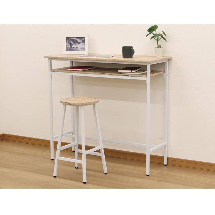 カウンターテーブル スツール 2点セット 幅100×奥行き40cm カウンター