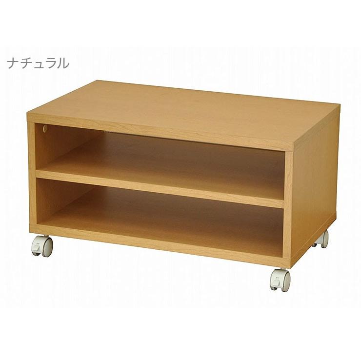 フリーラック キャスター付き 幅60 オープンラック 収納 木目 シンプル