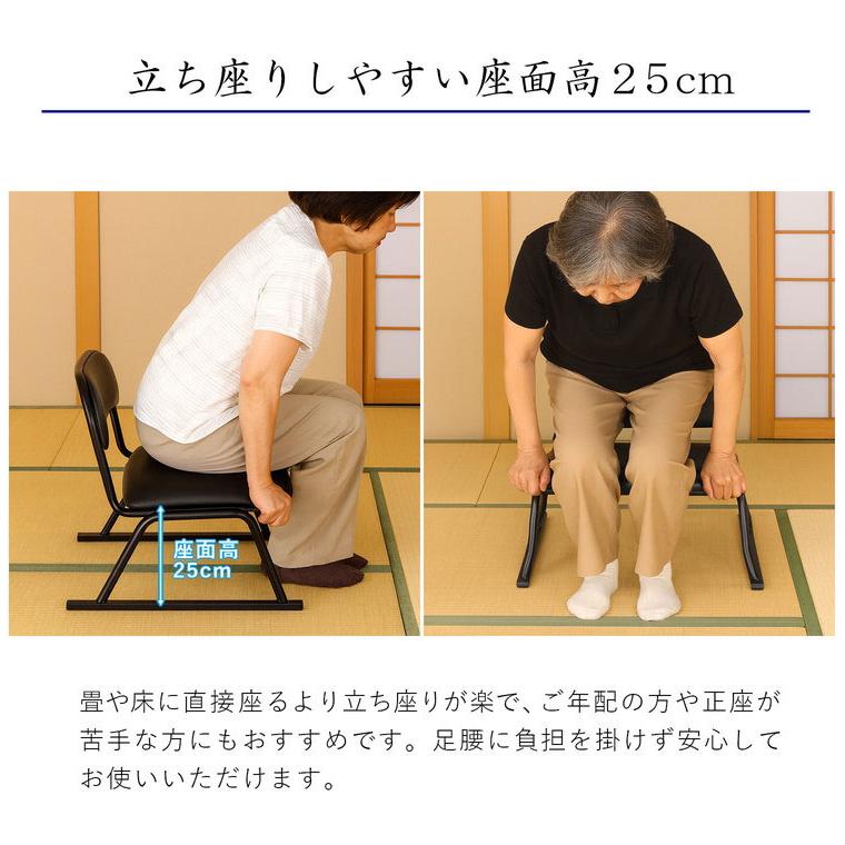 らくらく座椅子 2脚セット 座椅子 脚付き座椅子 イス いす 椅子 和室