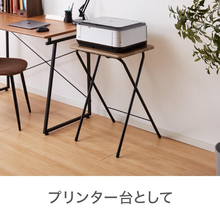 折畳テーブル Mサイズ 幅50cm 高さ71.5cm 折りたたみテーブル デスク