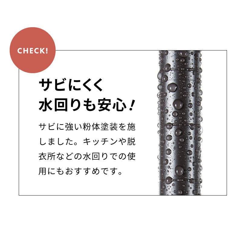 カラースチールラック 3段 耐荷重80kg 幅60cm 奥行35cm オープンラック スチールラック アジャスター リビング収納 代引不可｜recommendo｜09