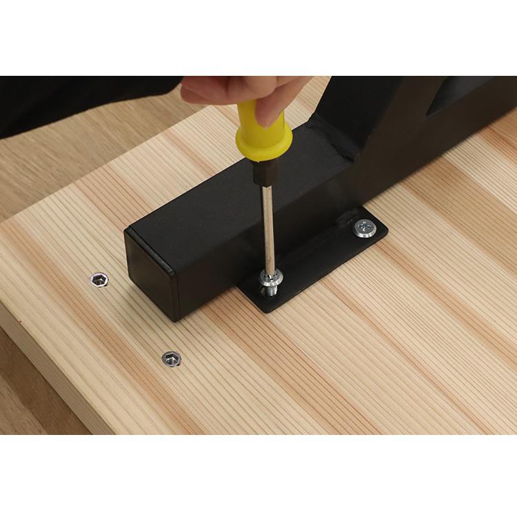 DIYテーブル 金属脚 Z型タイプ 幅63cm×高さ67cm 2本組 テーブル