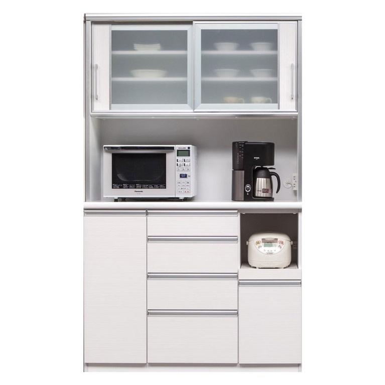 食器棚 キッチンボード 幅120 奥行48 高さ200 完成品 国産 モイス加工